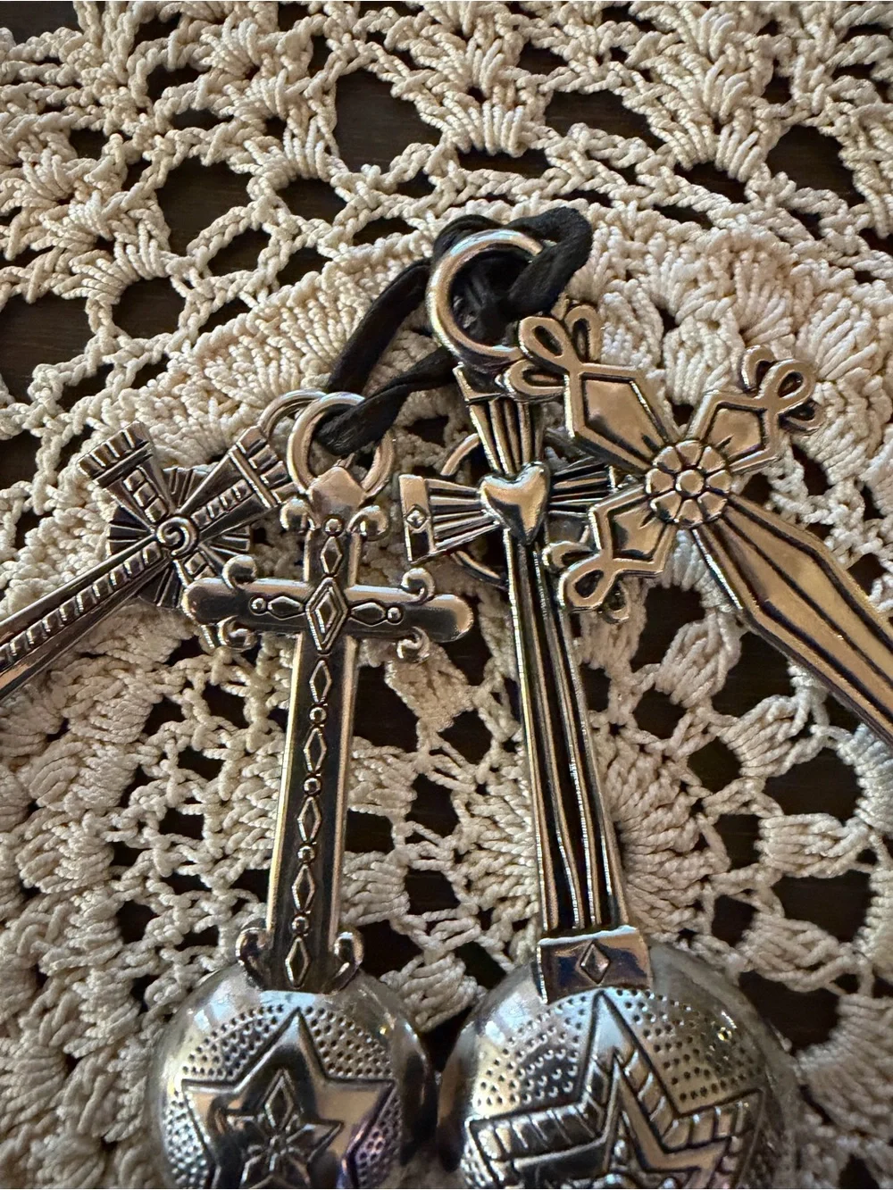 GANZ A Dash of Faith Love Hope Joy Measuring Spoon Set